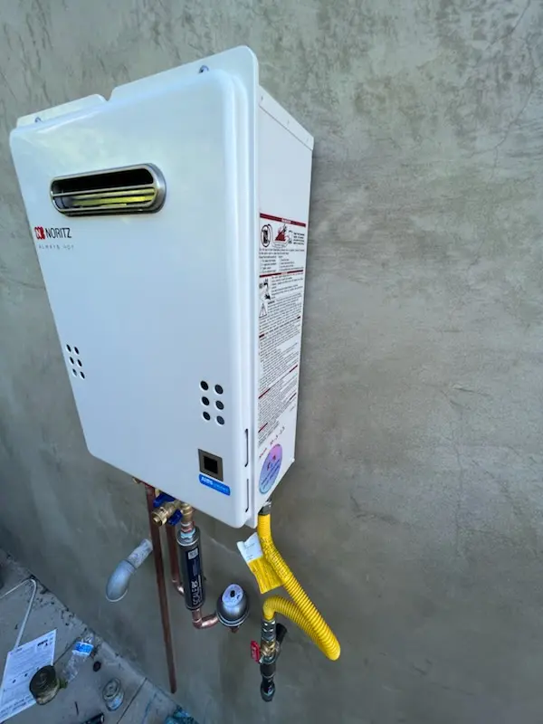 Tankless water heater installation for Renassance homes